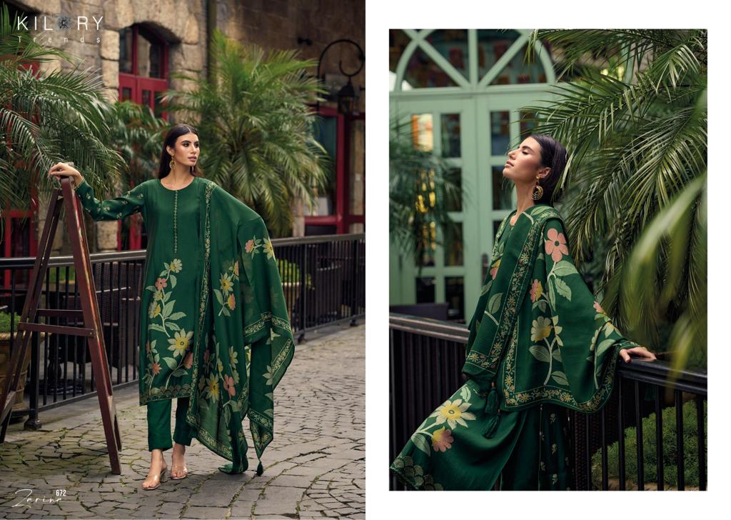 Kilory Zarina Pure Viscose Muslin Digital Printed Suits
